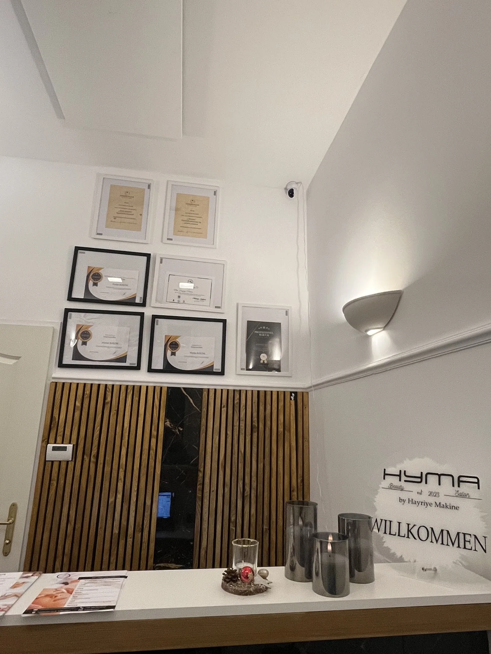 Blick in den Salon